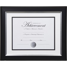 Nielsen DAX N16984ST Dax 2-tone Silver Document Frame - 16.80 X 14.90 