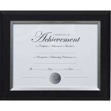 Nielsen DAX N16984NT Dax 2-tone Silver Document Frame - 12.40 X 13.80 