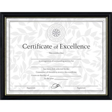 Nielsen DAX N17981BT Dax Burns Group Two-tone Certificate Frame - 11 X