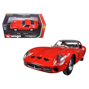 Bburago 26018r Ferrari 250 Gto Red 124 Diecast Model Car By