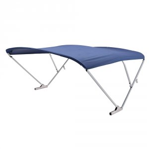 Sureshade 2020000301 Power Bimini - Clear Anodized Frame - Navy Fabric