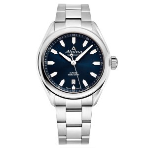 Brav AL240NS4E6B Alpina Men's  'alpiner' Blue Dial Stainless Steel Qua