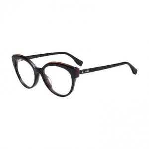 Glop FF 0280-807 Fendi Ff 0280-807 Black Cat-eye Women's Acetate Eyegl