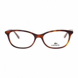 Glop L2830-214 Lacoste L2830-214 Havana Rectangular Women's Acetate Ey