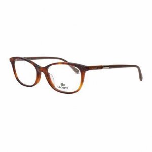 Glop L2830-214 Lacoste L2830-214 Havana Rectangular Women's Acetate Ey