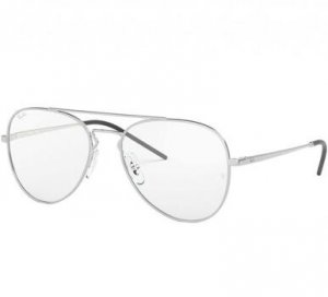 Glop RB6413-2501 Ray-ban Rb6413-2501 Silver Pilot Unisex Metal Eyeglas