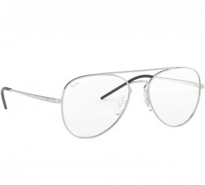 Glop RB6413-2501 Ray-ban Rb6413-2501 Silver Pilot Unisex Metal Eyeglas