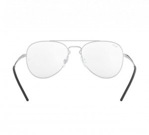 Glop RB6413-2501 Ray-ban Rb6413-2501 Silver Pilot Unisex Metal Eyeglas