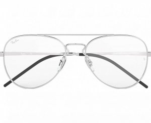 Glop RB6413-2501 Ray-ban Rb6413-2501 Silver Pilot Unisex Metal Eyeglas