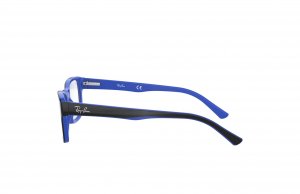 Glop RB5268-5179 Ray-ban Rb5268-5179 Gloss Black With Blue Interior Sq