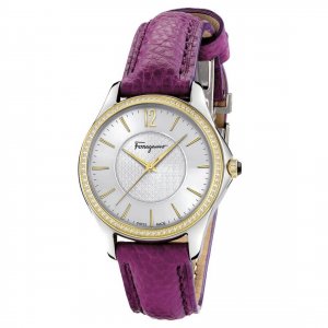 Gart FFV030016 Salvatore Ferragamo  Women's 'time' Swiss Quartz Purple