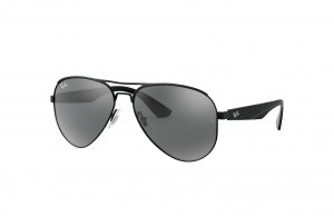 Glop RB3523-006/6G Ray-ban Rb3523-0066g Matte Black Pilot Grey Lens Su