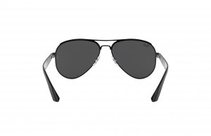 Glop RB3523-006/6G Ray-ban Rb3523-0066g Matte Black Pilot Grey Lens Su