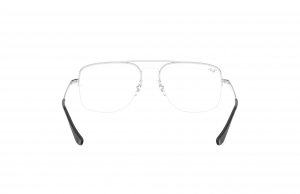 Glop RB6441-2501 Ray-ban Rb6441-2501 Polished Silver Square 56mm Lens 