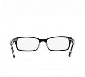 Glop RB5206-2034 Ray-ban Rb5206-2034 Black Rectangular Unisex Acetate 