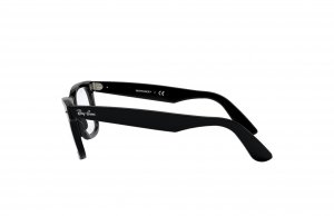 Glop RB5121F-2000 Ray-ban Rb5121f-2000 Gloss Black Square Optical 50mm