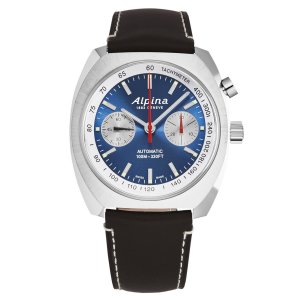 Brav AL727LNS4H6 Alpina Men's  'startimer Pilot' Monopusher Blue Dial 