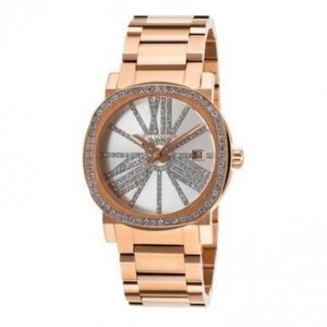 Wittnauer WN4008 Adele Rosegold Tone Crystal Accented Women's Quartz W