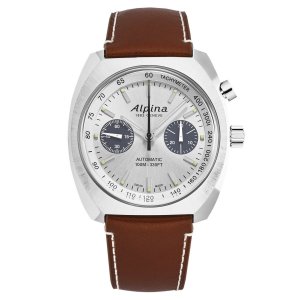 Brav AL727SS4H6 Alpina Men's  'startimer Pilot' Monopusher Silver Dial