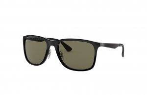 Glop RB4313-601/9A Ray-ban Rb4313-6019a Unisex Gloss Black Square Gree