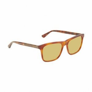 Glop GG0381S-005 Gucci Gg0381s-005 Light Havana Square Brown Polarized