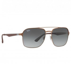 Glop RB3570-121/11 Ray-ban Rb3570-12111 Active Brown Square Grey Gradi