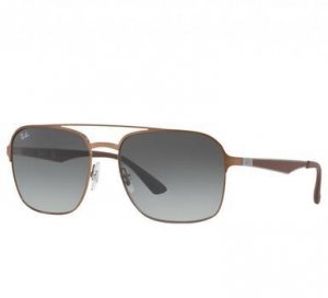 Glop RB3570-121/11 Ray-ban Rb3570-12111 Active Brown Square Grey Gradi