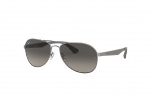 Glop RB3549-029/11 Ray-ban Rb3549-02911 Men Matte Gunmetal Pilot Grey 