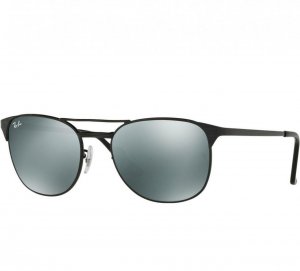 Glop RB3429M-002/40 Ray-ban Rb3429m-00240 Signet Black Metal Square Su