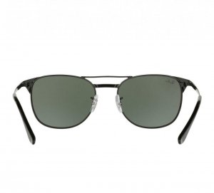 Glop RB3429M-002/40 Ray-ban Rb3429m-00240 Signet Black Metal Square Su