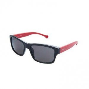 Glop SCO080Q Converse  Black Red Rectangular Black Lens Men's Sunglass