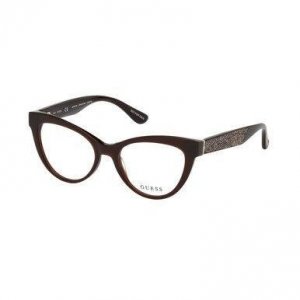 Glop GU-2623-050 Guess Gu-2623-050 Dark Brown Cat-eye Women's Acetate 