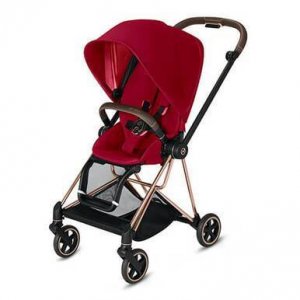 Cybex 519003375 Mios 3-in-1 Travel System Rose Gold With Brown Details