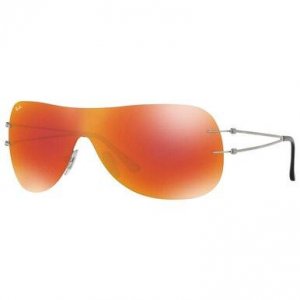 Glop RB8057-159/6Q Ray-ban Rb8057-1596q Grey Single Lens Orange Mirror