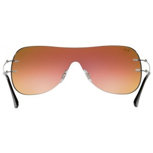 Glop RB8057-159/6Q Ray-ban Rb8057-1596q Grey Single Lens Orange Mirror