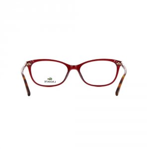 Glop L2830-604 Lacoste L2830-604 Burgundy Square Women's Acetate Eyegl