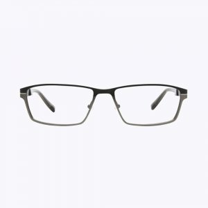 Glop Q019 Converse  Black Rectangular Men's Metal Eyeglasses