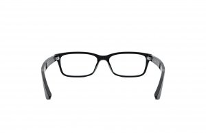 Glop RB5296D-2000 Ray-ban Rb5296d-2000 Gloss Black Rectangle Acetate O