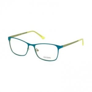 Glop GU-3012-089 Guess Gu-3012-089 Turquoise Square Women's Metal Eyeg