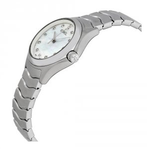 Ebel 1216267 Wave Mother Of Pearl Diamond Dial Ladies Watch