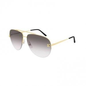 Glop CT0065S-008 Cartier Ct0065s-008 Gold Aviator Grey Gradient Lens W