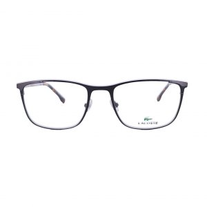 Glop L2247-001 Lacoste L2247-001 Black Rectangular Men's Metal Eyeglas