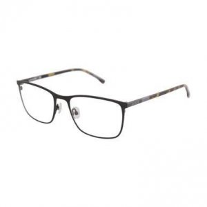 Glop L2247-001 Lacoste L2247-001 Black Rectangular Men's Metal Eyeglas