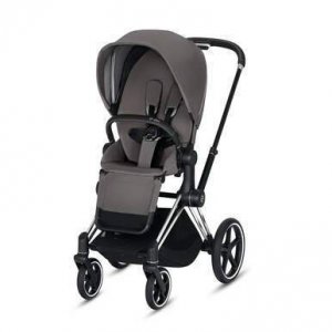 Cybex 519003541 Epriam 3-in-1 Travel System Chrome With Black Details 