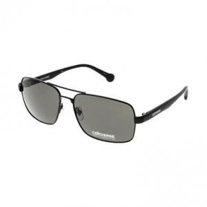 Glop H014 Converse  Matte Black Square Men's Metal Sunglasses