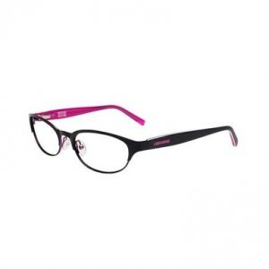 Converse Q010 Black Oval Women's Metal Eyeglasses