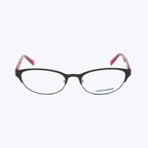 Converse Q010 Black Oval Women's Metal Eyeglasses