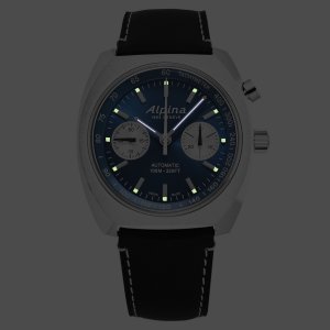 Brav AL727LNN4H6 Alpina Men's  'startimer Pilot' Monopusher Blue Dial 