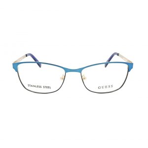 Glop GU-2512-091 Guess Gu-2512-091 Matte Blue Square Women's Metal Eye