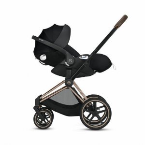 Cybex 519003309 Priam 3-in-1 Travel System Rose Gold With Brown Detail